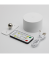 4,5W Genopladelig væglampe CCT - IP20, Rund, Hvid, 360° roterbar, inkl. lyskilde og fjernbetjening
