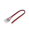 Samleled til 10mm COB LED strip - 10cm ledning, 2-pin, til lodning
