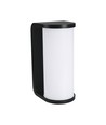 12W CCT LED væglampe - IP65, sort, 3-i-1 farveskift, 1760lm, inkl. lyskilde