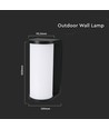 12W CCT LED væglampe - IP65, sort, 3-i-1 farveskift, 1760lm, inkl. lyskilde