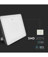 20W LED projektør med fast connector - 120lm/W, IP65, sort, 5 års garanti, udendørs