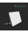 20W LED projektør med fast connector - 120lm/W, IP65, sort, 5 års garanti, udendørs