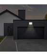 30W LED projektør med Fast Connector - 120lm/W, IP65, sort, 4000K, udendørs vægmontering