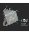 10W LED projektør, hvid - 850lm, IP65, 4000K, hvidt kabinet