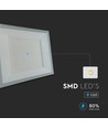 200W LED projektør - IP65, hvid, 4000K, udendørs facadebelysning