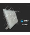 200W LED projektør - IP65, 4000K, sort kabinet, udendørs