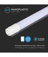 150cm VT-152 rør 24W T8 - nano plast, ikke-roterbar, 3000K