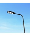 8W Solara LED gadelampe med solcelle - 1000lm, IP65, kold hvid, bevægelsessensor, inkl. fjernbetjening og batteri