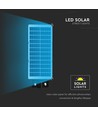 8W Solara LED gadelampe med solcelle - 1000lm, IP65, kold hvid, bevægelsessensor, inkl. fjernbetjening og batteri