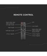 8W Solara LED gadelampe med solcelle - 1000lm, IP65, kold hvid, bevægelsessensor, inkl. fjernbetjening og batteri