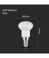 E14 3W LED R39 pære - 250lm, Samsung LED chip, erstatter 25W