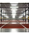 120cm 36W vandtæt LED armatur med nødlys - IP65, 4320lm, 6500K, inkl. batteri, 120cm længde