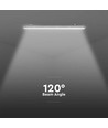150cm 48W vandtæt komplet LED armatur med nødlys - 120lm/W, IP65, 6500K, gennemfortrådet