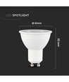7,5W GU10 LED pære - 610lm, Samsung LED chip, 38°, varm hvid