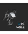 1,3W LED solcelle havespot med spyd - CCT justerbar, IP65, solar havelampe