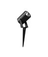 Vt-80070 spidelampe 10W - LED, aluminium, 3000K, sort hus, IP65