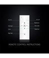 460x100mm VT-7462 pendel 45W - rund LED designer, CCT:3i1, dæmpbar, hvid