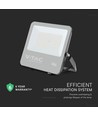 100W LED projektør - 135lm/W, CREE LED chip, IP65, sort, 6 års garanti