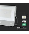 200W LED projektør, Samsung chip - 135lm/W, IP65, sort, udendørs, kold hvid