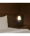 2W LED sengelampe / væglampe med USB-opladning - Sort, 3000K, CREE chip, IP20, moderne design