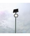 50W Solcelle LED projektør - 700lm, CCT 2000K-8000K, batteriindikator, sort, udendørs