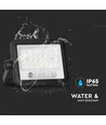 50W Solcelle LED projektør - 700lm, CCT 2000K-8000K, batteriindikator, sort, udendørs
