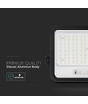 10W Solcelle LED projektør - 1700lm, IP65, med solcelle og sensor