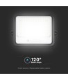10W Solcelle LED projektør - 1700lm, IP65, med solcelle og sensor