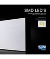 600x600mm VT-61036 panel 36W - LED, bagbelyst, Cree-chip, Lifud-driver, 4000K, 120lm/W
