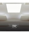 600x600mm VT-61036 panel 36W - LED, bagbelyst, Cree-chip, Lifud-driver, 4000K, 120lm/W