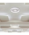 485x70mm VT-7748 loftlampe 48W LED - dekorativ, 3-i-1, hvid, med IR fjernbetjening