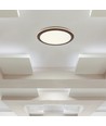 36W LED loftslampe i træ design - Ø41cm, CCT, dæmpbar med fjernbetjening, IP20 indendørs