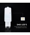G9 2,2W LED-pære - 300° spredning