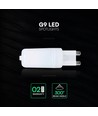 G9 2,2W LED pære - Samsung LED chip, 300°, 6500K, plast