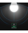 A60 VT-2112 LED 10,5W E27 - plastpære, Cree chip, 3000K, 6 års garanti
