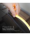 10m 15W/m 3-i-1 CCT LED strip, RA90 - 24V, 192 LED pr. meter, IP20, 10 meter rulle
