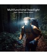 3W+5W genopladelig LED pandelampe - 470lm, 230° vidvinkel, IP44, inkl. batteri