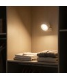 4,5W Genopladelig væglampe CCT - IP20, Rund, Hvid, 360° roterbar, inkl. lyskilde og fjernbetjening