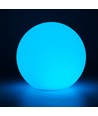 Ø20 cm RGB LED bold - Genopladelig, med fjernbetjening, IP66
