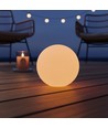 Ø15 cm RGB LED bold - Genopladelig, med fjernbetjening, IP66