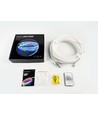 5m RGBIC Neon flex slange - USB, Vævet reb, Bluetooth App, fjernbetjening, Komplet sæt