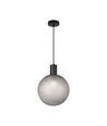 E27 Designer pendelophæng - D100*H25mm, mat sort, uden lyskilde