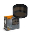 9W Rund sort bulkhead væg/loftlampe - IP65, 111lm/W, RA90, CCT, Ø14cm, udendørs