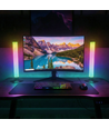 2 stk. ambient gamer bordlamper - RGB løbelys, 360° effekt, 33 cm