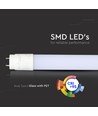 120cm / 18W T8 LED rør til fisk og skaldyr - RA95, glas, 160 grader, erstatter 36W
