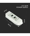 150W / 12V DC strømforsyning - 12.5A, IP67 vandtæt, plast, 5 års garanti