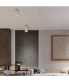 Vt-882 lampe GU10 - firkantet, hvid+hvid