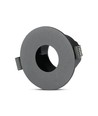 GU10 indbygningsspot - Rund, sort/sort, aluminium, Ø8,3 cm, hul: Ø7,5 cm, uden lyskilde