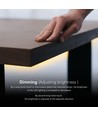 Skjult touch-lysdæmper til LED - Hvid, 12V (72W), 24V (144W), op til 2,5cm tykkelse