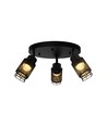 18W LED designer loftslampe - Ø30cm, 3000K, mat sort, IP20 indendørs